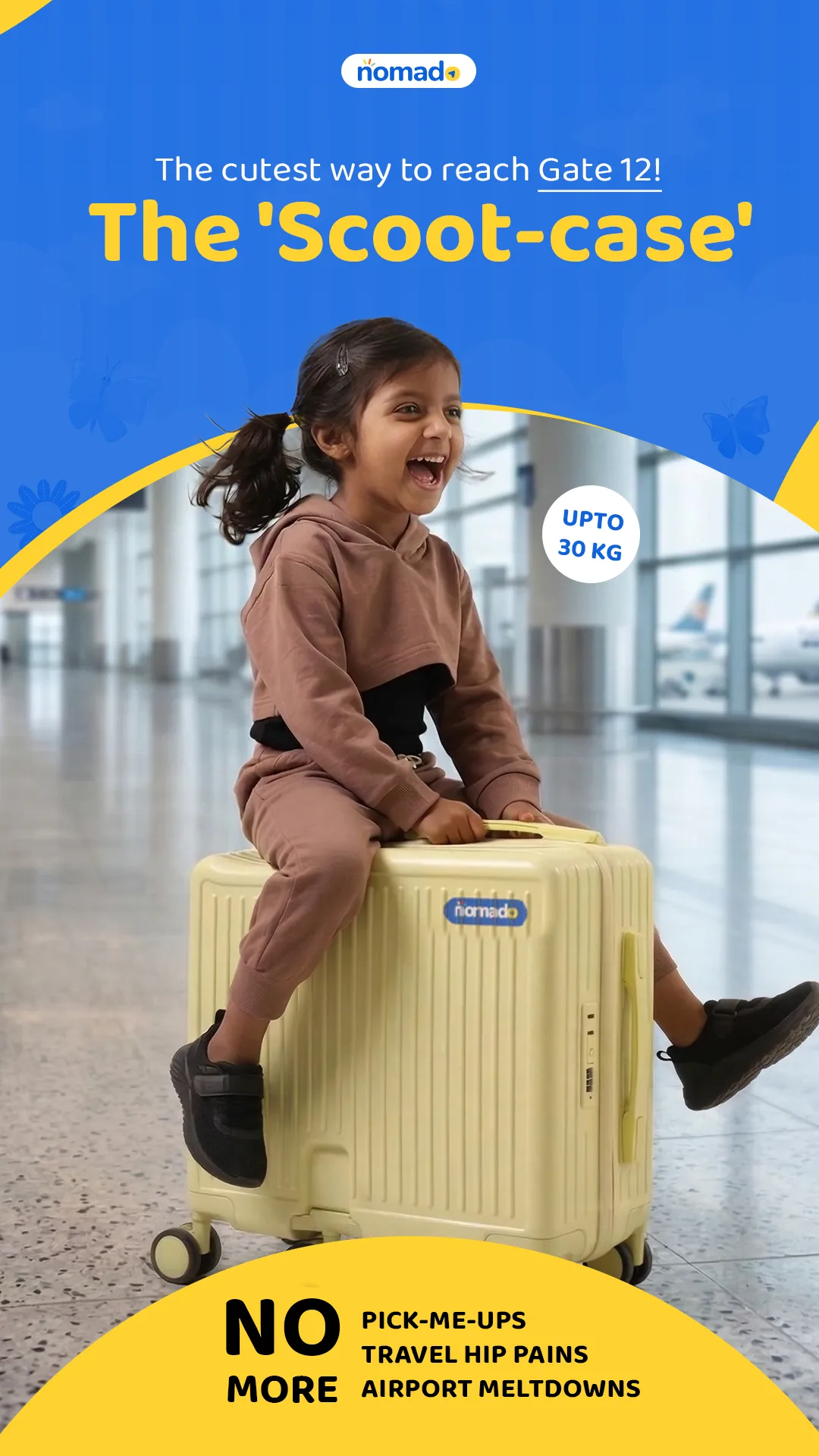 Kidswear static ad: "The 'Scoot-case'"